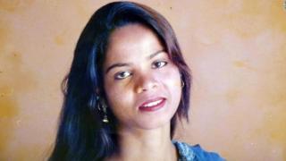 Asia Bibi, condenada por blasfêmia no Paquistão