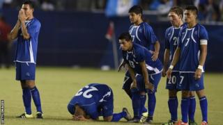 Wachezaji wa timu ya taifa la El salvador