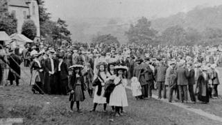 Trade union gathering at Rudyard Lake, 1907