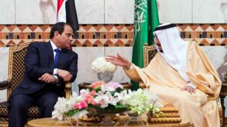 الملك سلمان والرئيس السيسي