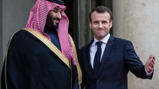 الرئيس الفرنسي وولي العهد السعودي