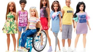 Barbie in a wheelchair.