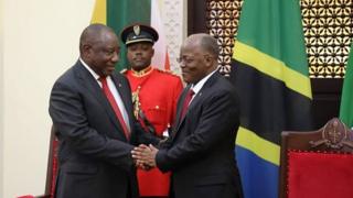 Magufuli na Ramaphosa