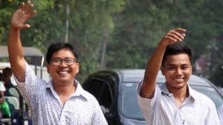 Wa Lone, de 33 años, y Kyaw Soe Oo, de 29