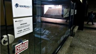 Oficina de Aeroméxico en Caracas