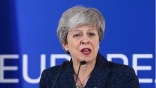 La Première ministre Britannique Theresa May