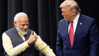 नरेंद्र मोदी आणि डोनाल्ड ट्रंप