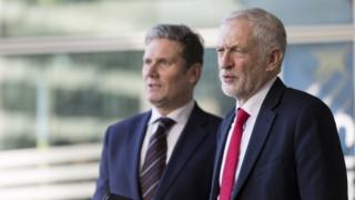 Sir Keir Starmer and Jeremy Corbyn