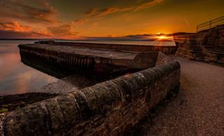 Burghead harbour