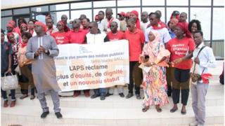 Une assemblée générale des travailleurs de l'Agence de presse sénégalaise