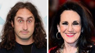 Ross Noble and Lesley Joseph