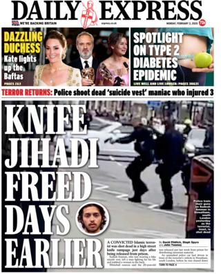 Daily Express 3 February 2020