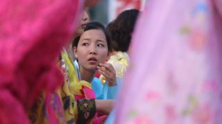 North Korean dancer