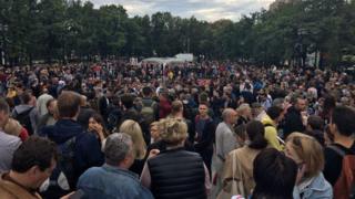 митинг в Москве