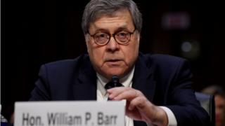 William Barr testifies at the start of his U.S. Senate Judiciary Committee confirmation hearing