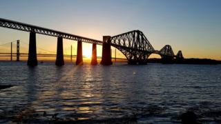 Forth Bridge sunset
