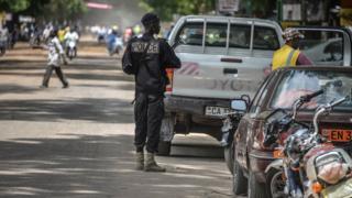 Un policier camerounais en patrouille à Maroua (archives)