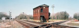 Torre en un cruce en Walkerton, Indiana