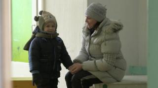 Артем з мамою
