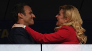 Macron da shugabar Croatia
