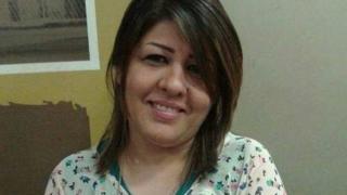 Photo of Afrah Shawqi al-Qaisi published by Baghdad-based Journalistic Freedoms Observatory