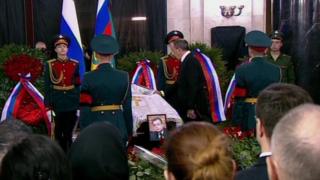 Sergey Lavrov, Andrey Karlovun yas mərasimində (22 dekabr)