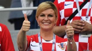 Shugabar Crotia Grabar-Kitarovic.