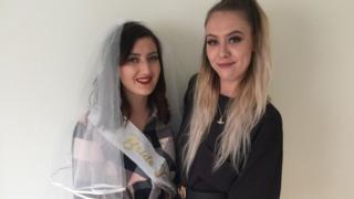 Kayleigh Brown (left) and Harriot Woods