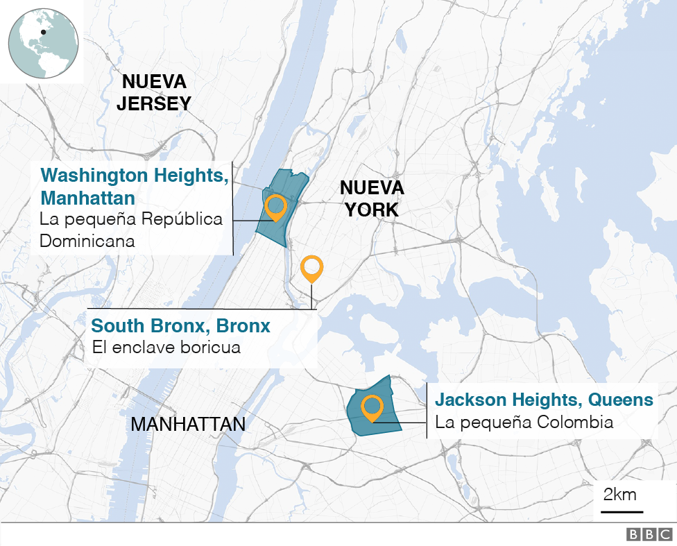 Mapa de Nueva York