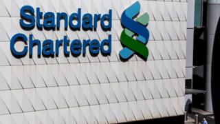 UK-based bank Standard Chartered has seen its profits slump.