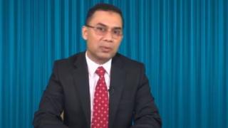 ফেসবুকে ভিডিও বার্তা দিচ্ছেন তারেক রহমান।