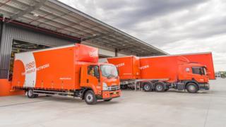 TNT trucks