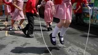 School children on playground (generic)