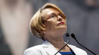 Helen Zille talking in 2014
