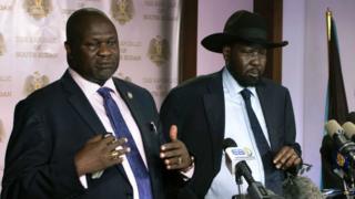 Riek Machar iyo kiir