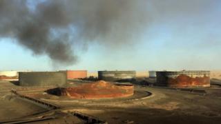 Badhi ya visima vya mafuta Libya