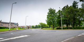 The junction of Hendry Road and Hayfield Road in Kirkcaldy, where Sheku Bayoh was restrained