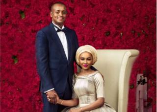 Zahra Buhari da saurayinta Ahmed Mohammed Indimi