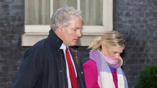 Kruger and Cates leave Downing Street