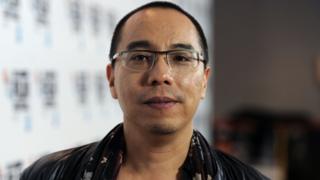 Apichatpong Weerasethakul attends the Cemetery of Splendour screening during the BFI London Film Festival in London, England