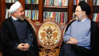 حسن روحانی و محمد خاتمی