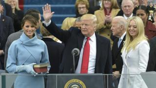 Melania Trump, Donald y Tiffany,