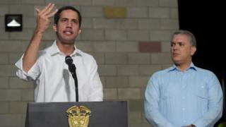 Guaidó y Duque en Cúcuta