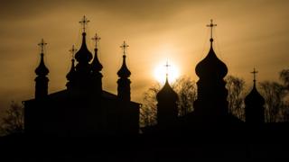 A view of the Goritsky Monastery of Dormition in Pereslavl-Zalessky