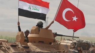 Irak ordusu ve Türkiye ordusunun ortak tatbikatı