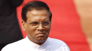 Le président du Sri Lanka, Maithripala Sirisena
