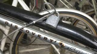 A bicycle