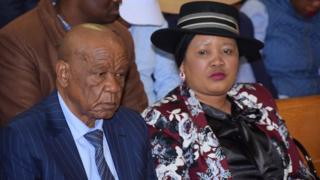 Lesotho's Prime Minister Thomas Thabane and his wife Maesaiah