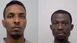 Mohammed Noor (l) and Albert Prempeh