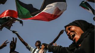 محتجون في السودان